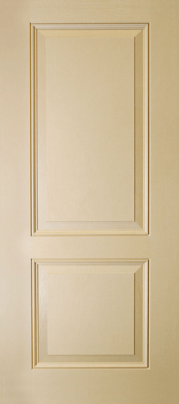 Fiberglass Doors - image 2-Panel-Raised-Wood-Grain on https://quantumdoors.com