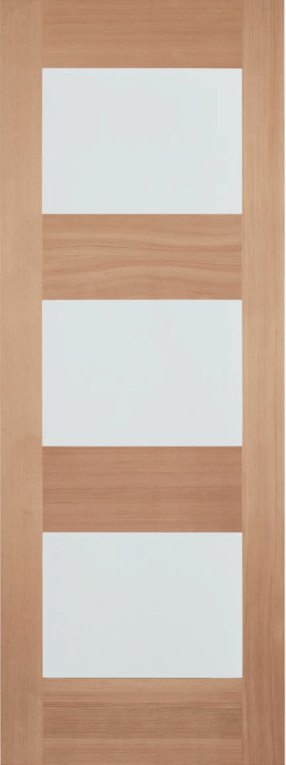 French Doors - image 3-Lite-Fir-Shaker on https://quantumdoors.com