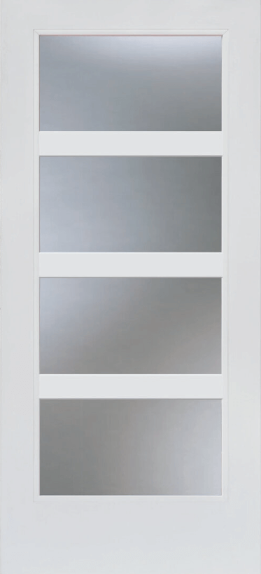 Fiberglass Doors - image 4-Lite-Smooth on https://quantumdoors.com