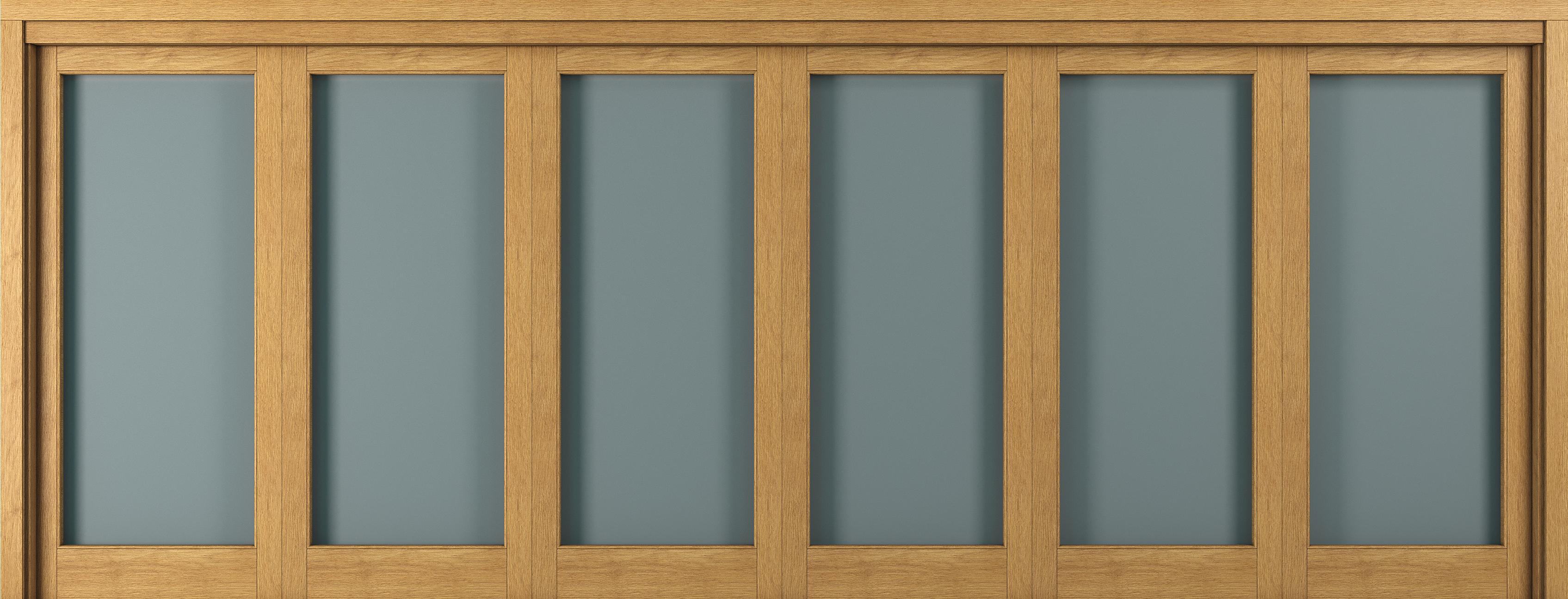 Folding Doors - image Wood-6-Door-System on https://quantumdoors.com